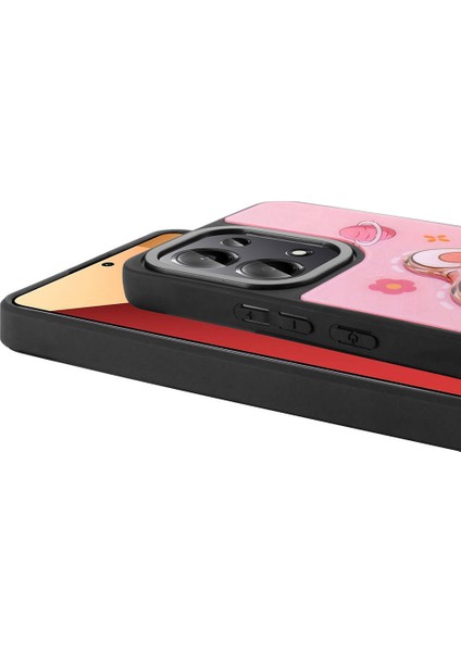 Xiaomi Poco M6 Pro 4g Kılıf Parlayan Kabartmalı Ikonik Figürlü Iksp Amas Silikon Kapak-Siyah fiyatları