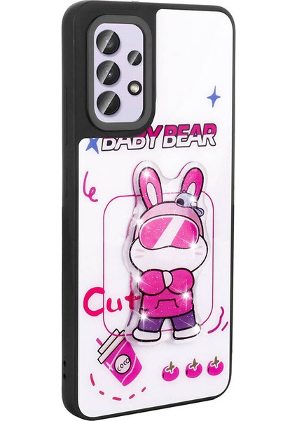 Galaxy A32 4g Kılıf Parlayan Kabartmalı Ikonik Figürlü Iksp Amas Silikon Kapak-Siyah fırsatları