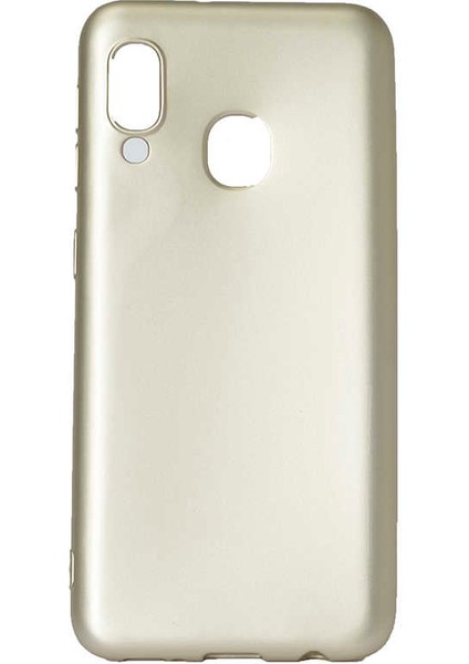 Galaxy A40 Kılıf Iksp Premier Silikon Kapak-Gold