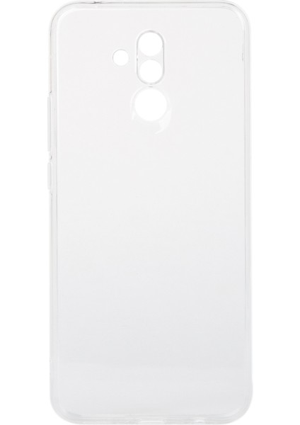 Huawei Mate 20 Lite Kılıf Iksp Kamera Korumalı Süper Silikon Kapak-Renksiz