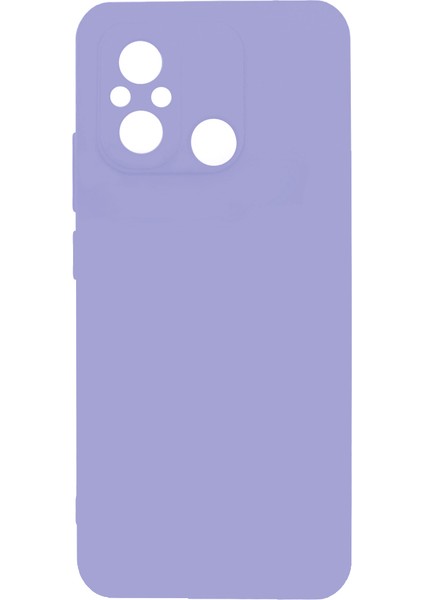 Xiaomi Redmi 12C Kılıf Iksp Biye Silikon-Lila