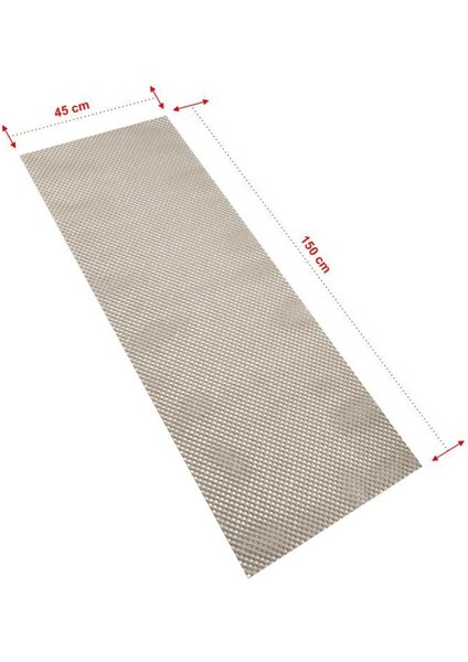 Anti - Slip Mat 45 x 150 cm Örme Desen Leke Tutmaz Halı Kaydırmaz Gri 300 gr fiyatları