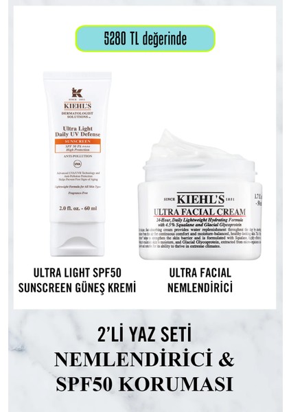 Ultra Nemlendirici Ve Daily Uv Güneş Kremi Cilt Bakımı Seti Set