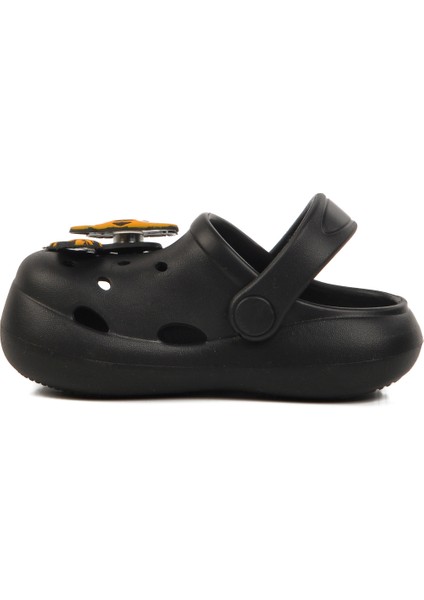 Siyah Unisex Çocuk Sabo Terlik B