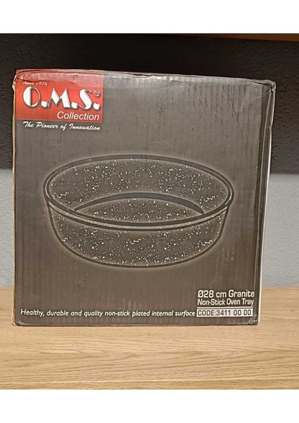 3411 Granit Fırın Tepsisi 28*8 Gri fırsatları