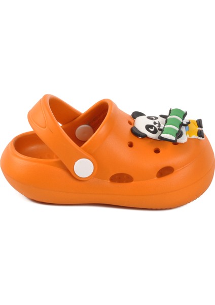 Turuncu Unisex Çocuk Sabo Terlik B modelleri