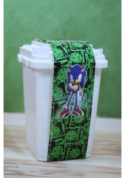 Sonic Prime Sürpriz Şeker Hediyeli Mini Çöp Kovası