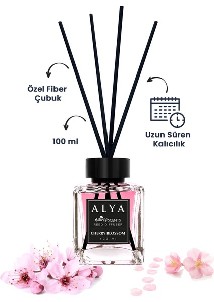 Nature's Scents Cherry Blossom Bambu Çubuklu Oda Kokusu- Kiraz Çekirdeği Kokusu modelleri