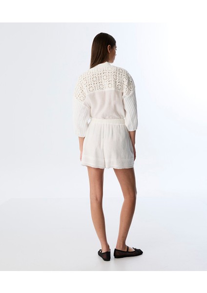 Örgü Kordonlu Şort TS1250013026018 modelleri