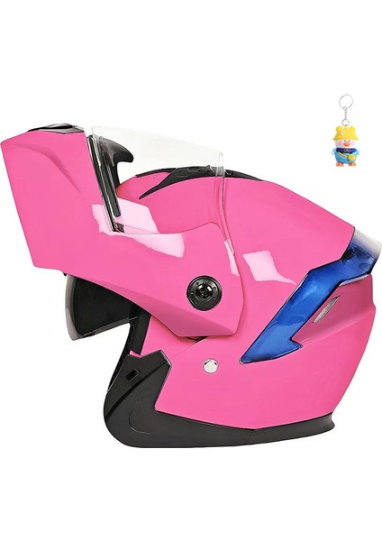 Erkekler ve Kadınlar Için Yeni Ulusal Standart Çift Lensli Açık Kask Motosiklet Kask Dört Mevsim Evrensel Yarış Motosiklet Kış Kask Sıcak Kask (Yurt Dışından)