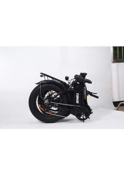 T-Bike Q5 250w Katlanabilir Elektrikli Bisiklet Beyaz-Mavi-Siyah