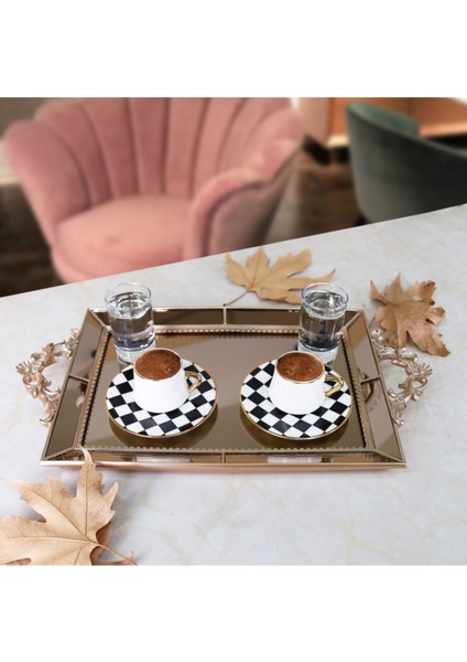 Julia Aynalı Tepsi Vizon fırsatları