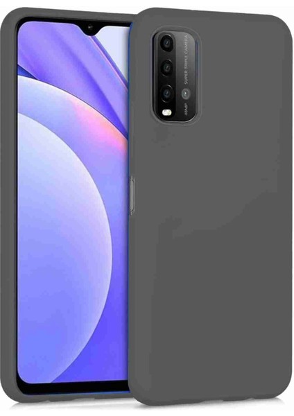 Xiaomi Redmi 9t Uyumlu Nano Içi Kadife Silikon Fuchsia Telefon Kılıfı