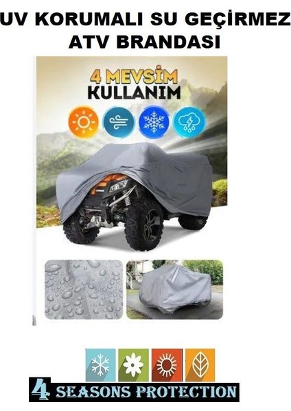 Yuki SV570-T Su Geçirmez Kalın Premium Atv Brandası