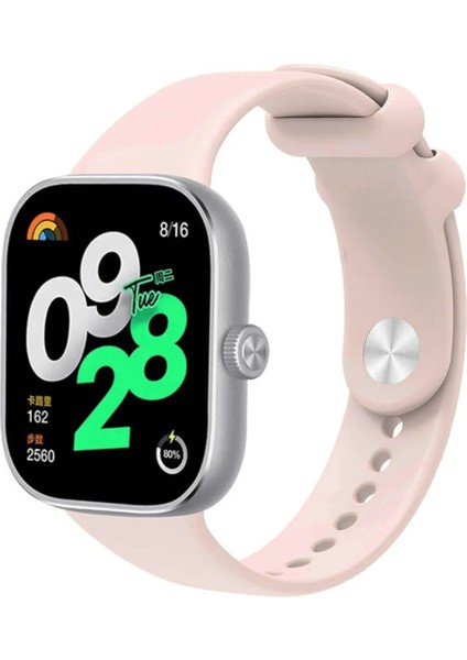 Xiaomi Redmi Watch 4 / 5 ve Mi Band 8 / 9 Pro Uyumlu Tasarım Spor Jel Silikon Kordon