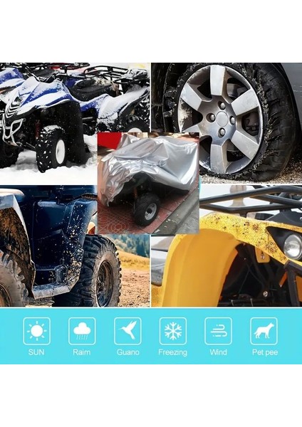 Yuki SV570-T Su Geçirmez Kalın Premium Atv Brandası