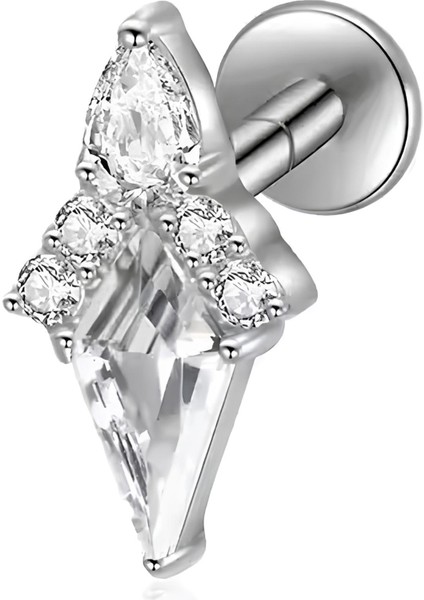 F136 Titanyum Throne Model Piercing - Tragus Piercing - Helix Piercing G/s