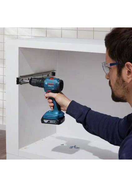 Professional Gsb 185-LI 2.0 Ah Tek Akülü Kömürsüz Motor Darbeli Matkap + 23 Parça Aksesuar Set - 06019K3102 + Bosch Professional 43 Parça Vidalama Ucu Seti -2607017164 modelleri