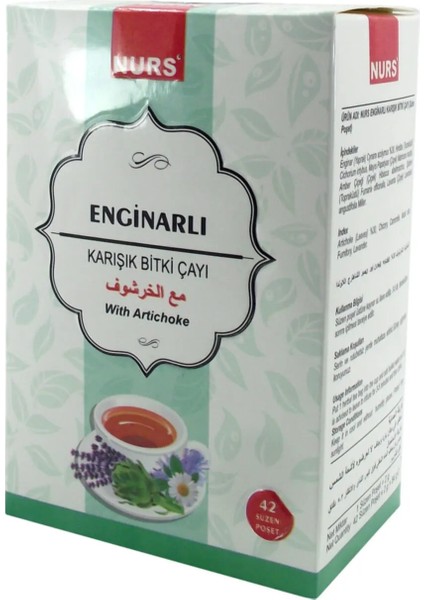 Enginarlı Karışık Bitki Çayı 42 Süzen Poşet