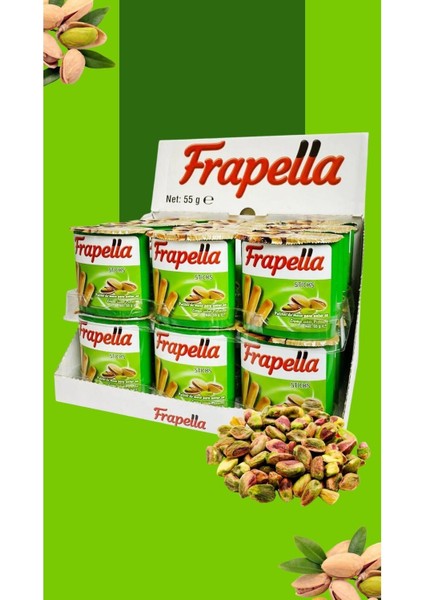 Atıştırmalık Antep Fıstık Kreması - Grissini 24 Adet x 55 Gr.