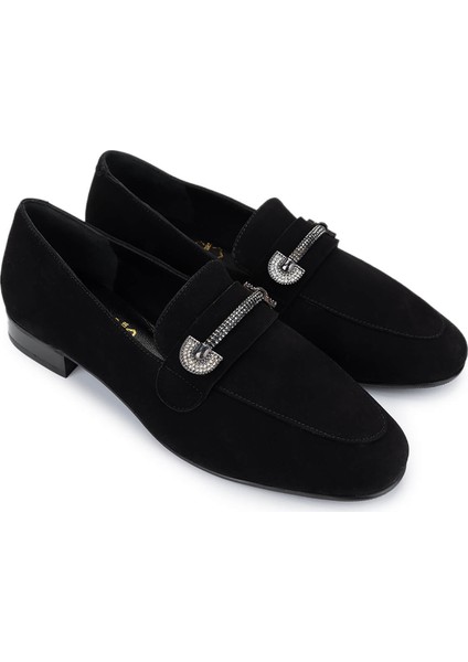 Kadın Siyah Süet Loafer Ayakkabı 1105 5371 Bn Ayk Y25 Sıyah Suet fiyatları