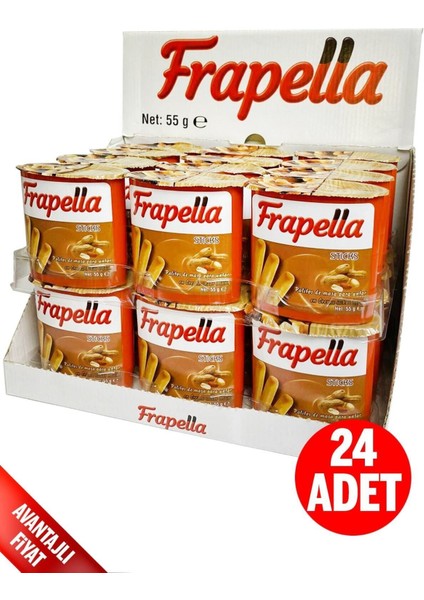 Yer fıstık Kreması & Grissini 24 Adet x 55 Gr.