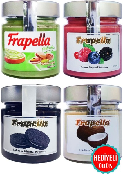 Sürülebilir Kahvaltılık Krema Paketi 4 x 220 Gr.