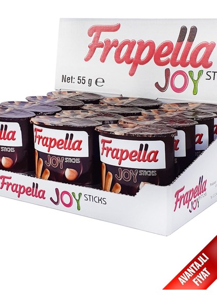 Atıştırmalık Kakaolu Fındık Kreması & grissini 12 Adet x 55 gr