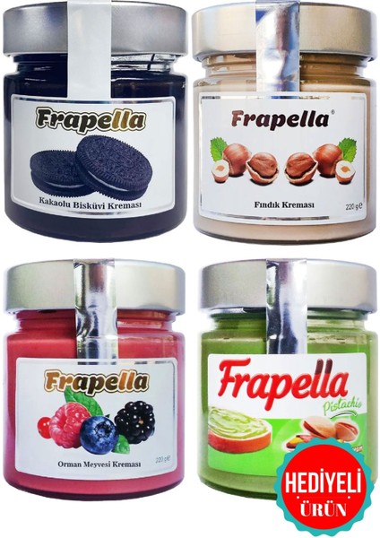 Kahvaltılık Krema Seti Paketi 4 x 220 Gr.