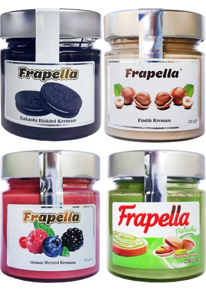 Kahvaltılık Krema Seti Paketi 4 x 220 Gr.