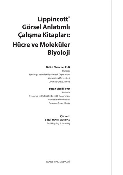Lippincott Hücre ve Moleküler Biyoloji