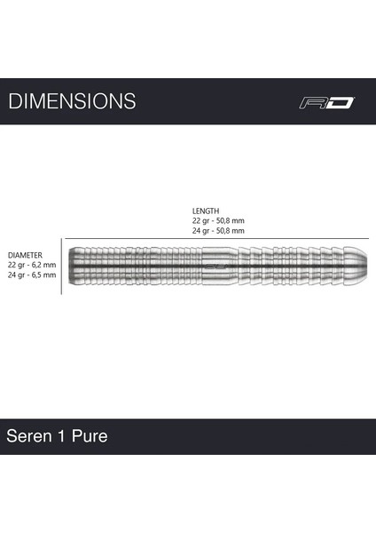 Seren 1 Pure % 90 Tungsten Çelik Uçlu Dart Oku modelleri