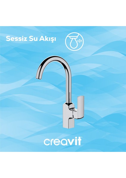 City Mutfak Armatürü Krom modelleri