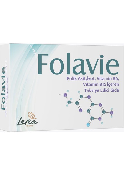 Folavie Folik Asit - Vitamin B6 - Vitamin B2 - İyot modelleri