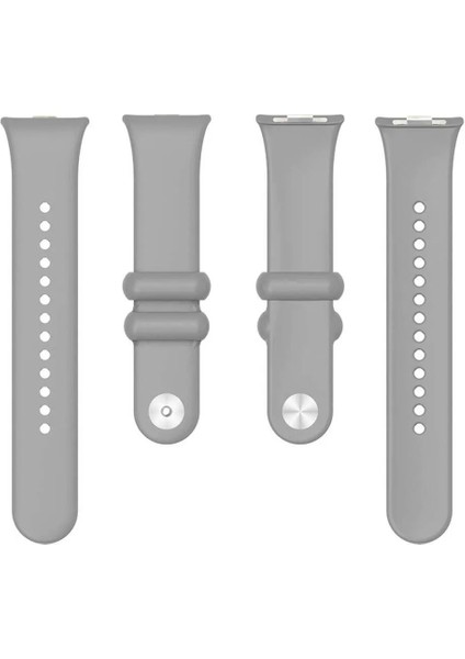 Xiaomi Redmi Watch 4 / 5 ve Mi Band 8 / 9 Pro Uyumlu Tasarım Spor Jel Silikon Kordon