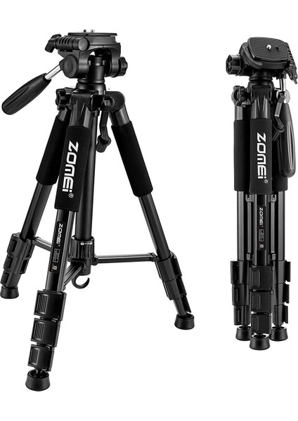 Q111 Profesyonel Alüminyum Tripod 5 kg Taşıma Kapasiteli modelleri