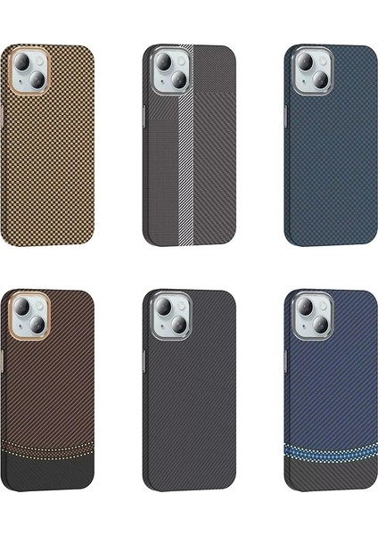 Apple Iphone 15 Kılıf Magsafe Şarj Karbon Fiber Görünümlü Hafif Sağlam Lopard Gros Kapak Telefon Kılıfı fırsatları