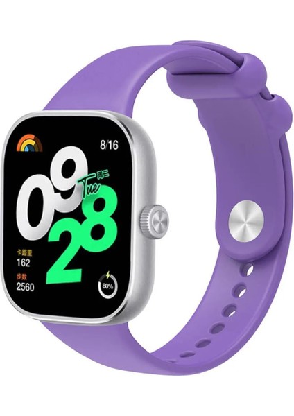 Xiaomi Redmi Watch 4 / 5 ve Mi Band 8 Pro Uyumlu Tasarım Spor Jel Silikon Kordon
