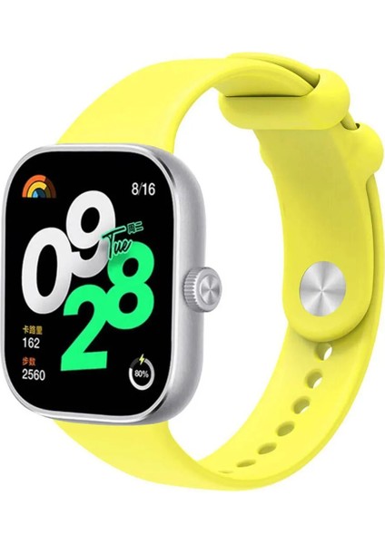 Xiaomi Redmi Watch 4 / 5 ve Mi Band 8 Pro Uyumlu Tasarım Spor Jel Silikon Kordon