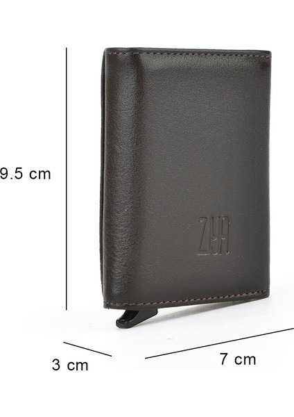 , Erkek Deri Mekanizmalı Cüzdan 1519841ZYMK13 Lacivert