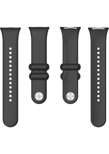 Xiaomi Redmi Watch 4 / 5 ve Mi Band 8 / 9 Pro Uyumlu Tasarım Spor Jel Silikon Kordon