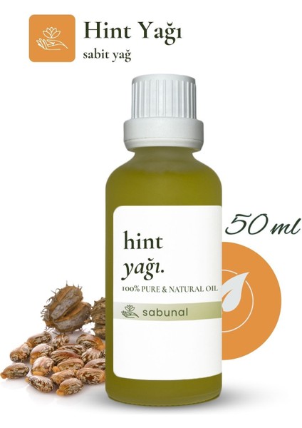Hint Yağı 50 ml Saç Derisi Için Besleyici Dökülmelere Karşı Soğuk Sıkım Yağ