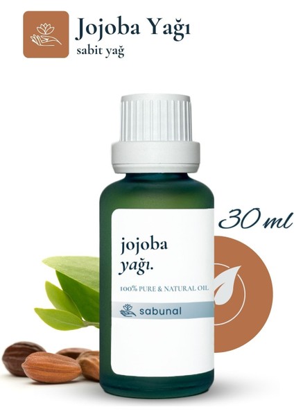 Jojoba Yağı 30 ml - Cilt ve Saç Uyumlu Nemlendirici Bakım Yağı