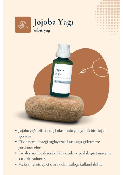 Jojoba Yağı 30 ml - Cilt ve Saç Uyumlu Nemlendirici Bakım Yağı fiyatları