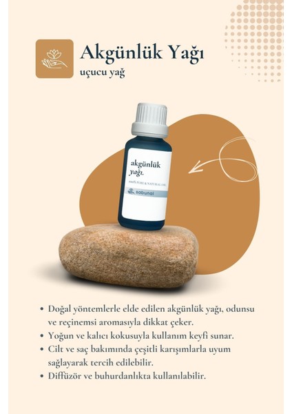 Akgünlük Sığla Yağı 30 ml - Doğal Uçucu Cilt Bakım Yağı