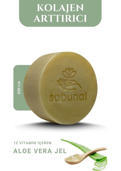 Aloe Vera Sabunu - Nemlendirici ve Yatıştırıcı Bitkisel Sabun 3 Adet