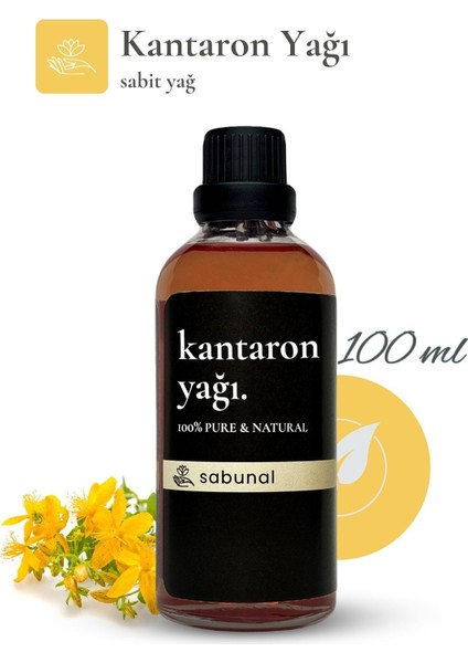 Kantaron Yağı 100 ml Çeşitli Cilt Sorunlarına Karşı Yenileyici Ve Onarıcı Doğal Yağ