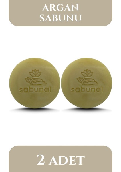 Argan Yağı Sabunu 2 Adet - Parlak ve Hacimli Saçlar İçin Doğal Sabun