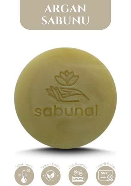 Argan Yağı Sabunu 2 Adet - Parlak ve Hacimli Saçlar İçin Doğal Sabun