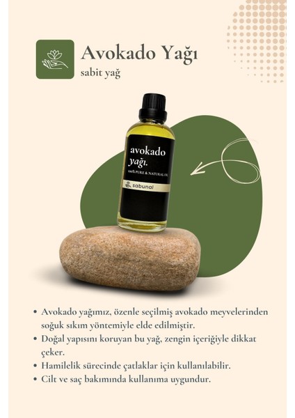 Avokado Yağı 100 ml - Kuru Ciltler İçin Nemlendirici Yağ fiyatları
